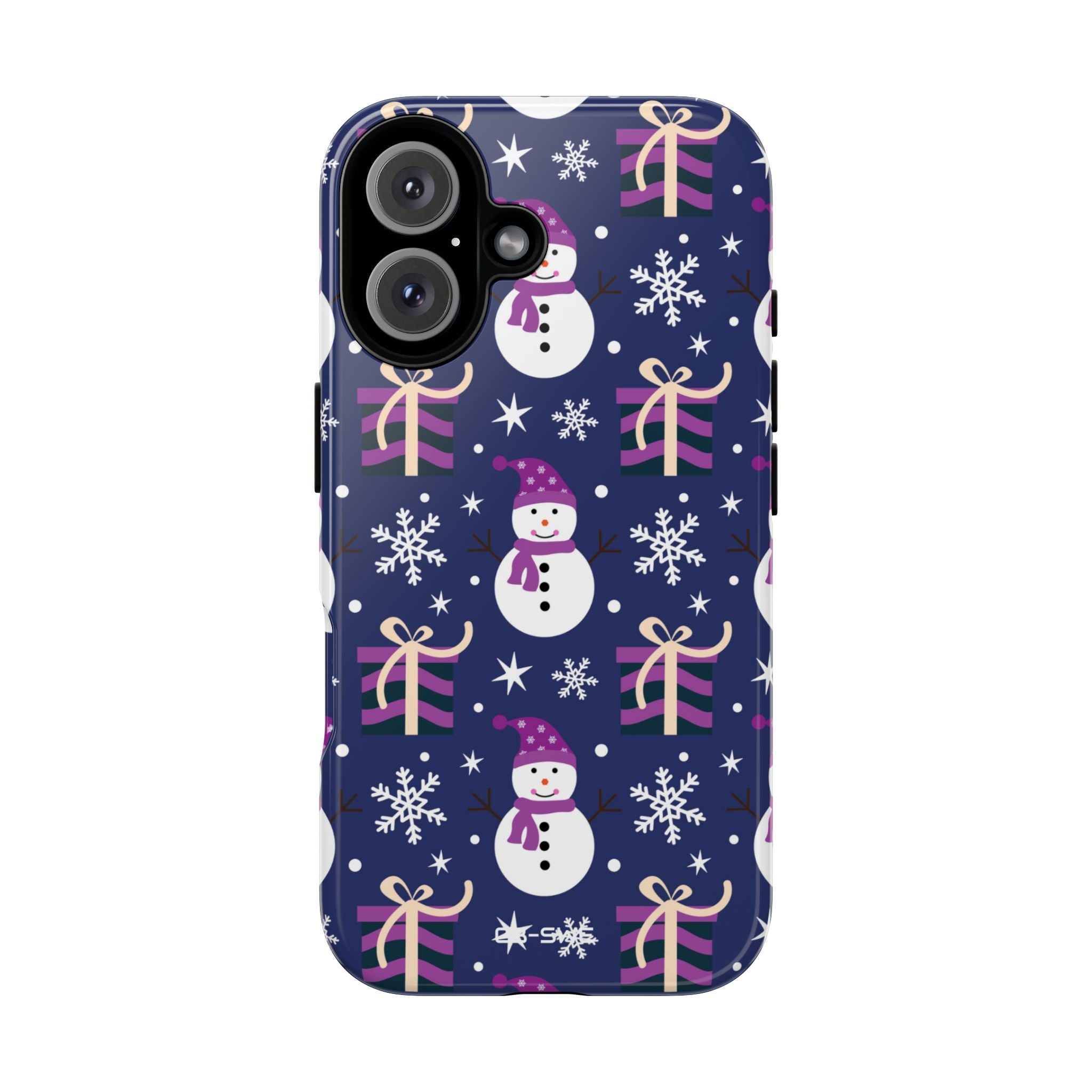 Snowmen Gift Giving - iPhone Case