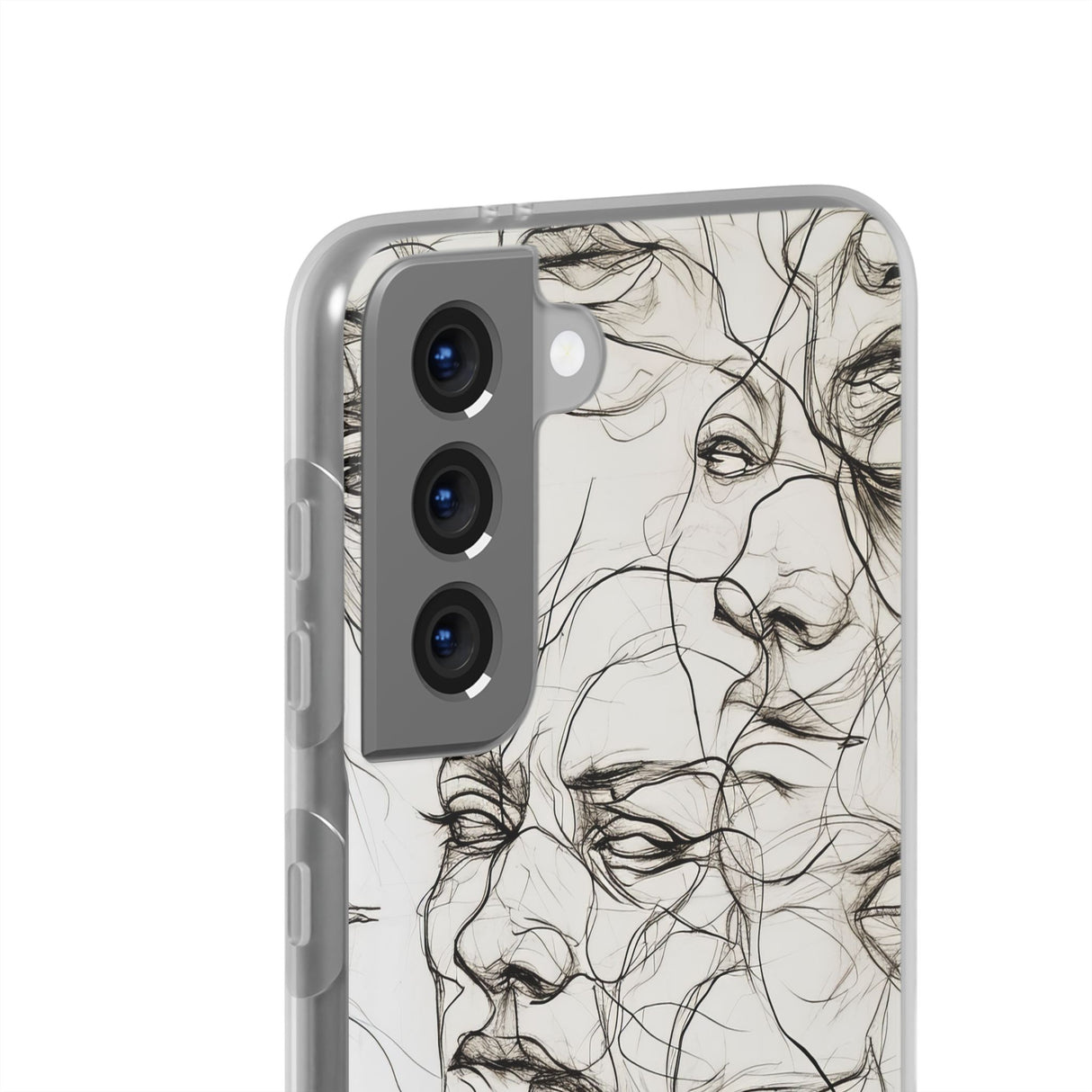 Ethereal Faces | Flexible Phone Case for Samsung Galaxy