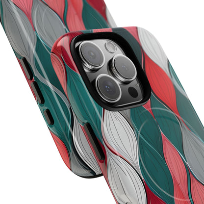 Leaf Cascade Teal iPhone 16 Pro Case - Tough+