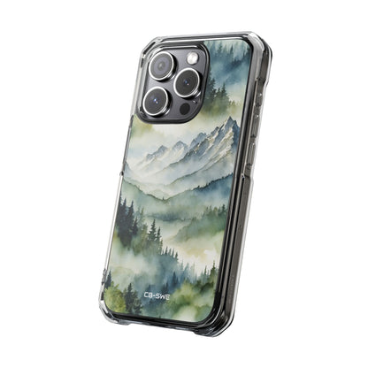 Misty Peaks Emerge iPhone Case - Impact
