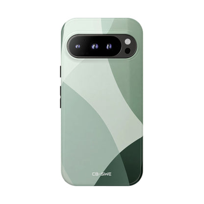 Flowing Green Harmony - Google Pixel Case