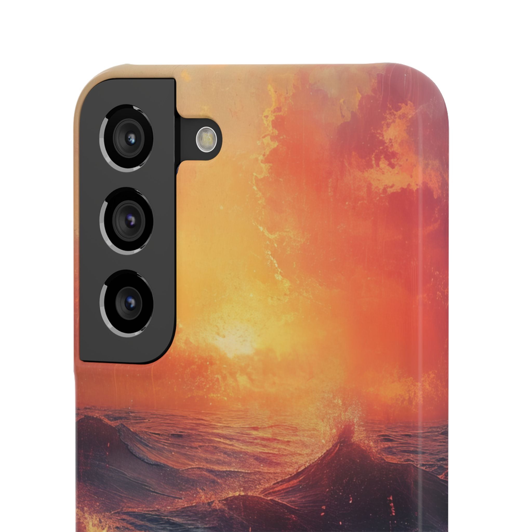 Ocean Sunset Waves - Slim Samsung S22 Phone Case