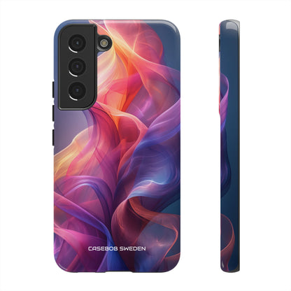 Violet Orange Flow - Tough Samsung S22 Phone Case