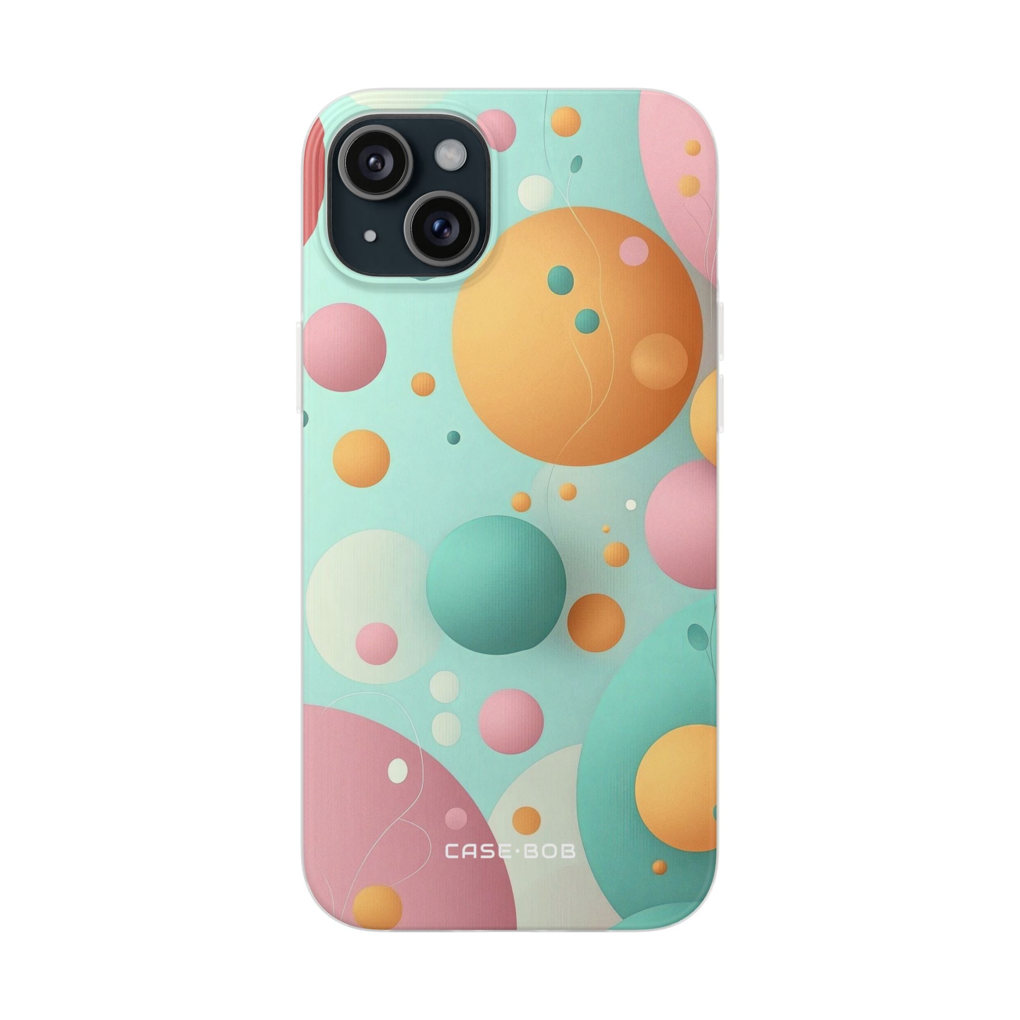 Pastel Circles iPhone 15 Plus Case - Soft