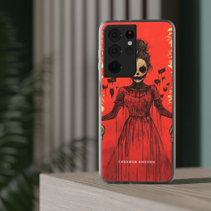 Haunting Scarlet Descent Samsung S21 - Flexi Phone Case