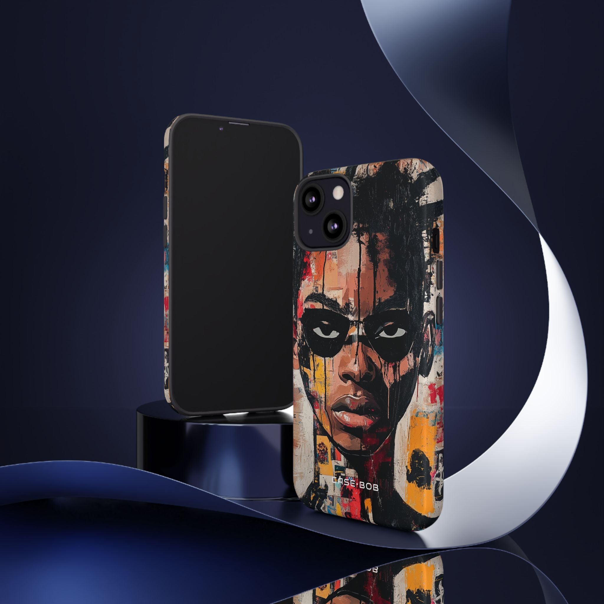 Masked Portrait Drips iPhone 13 Case - Tough