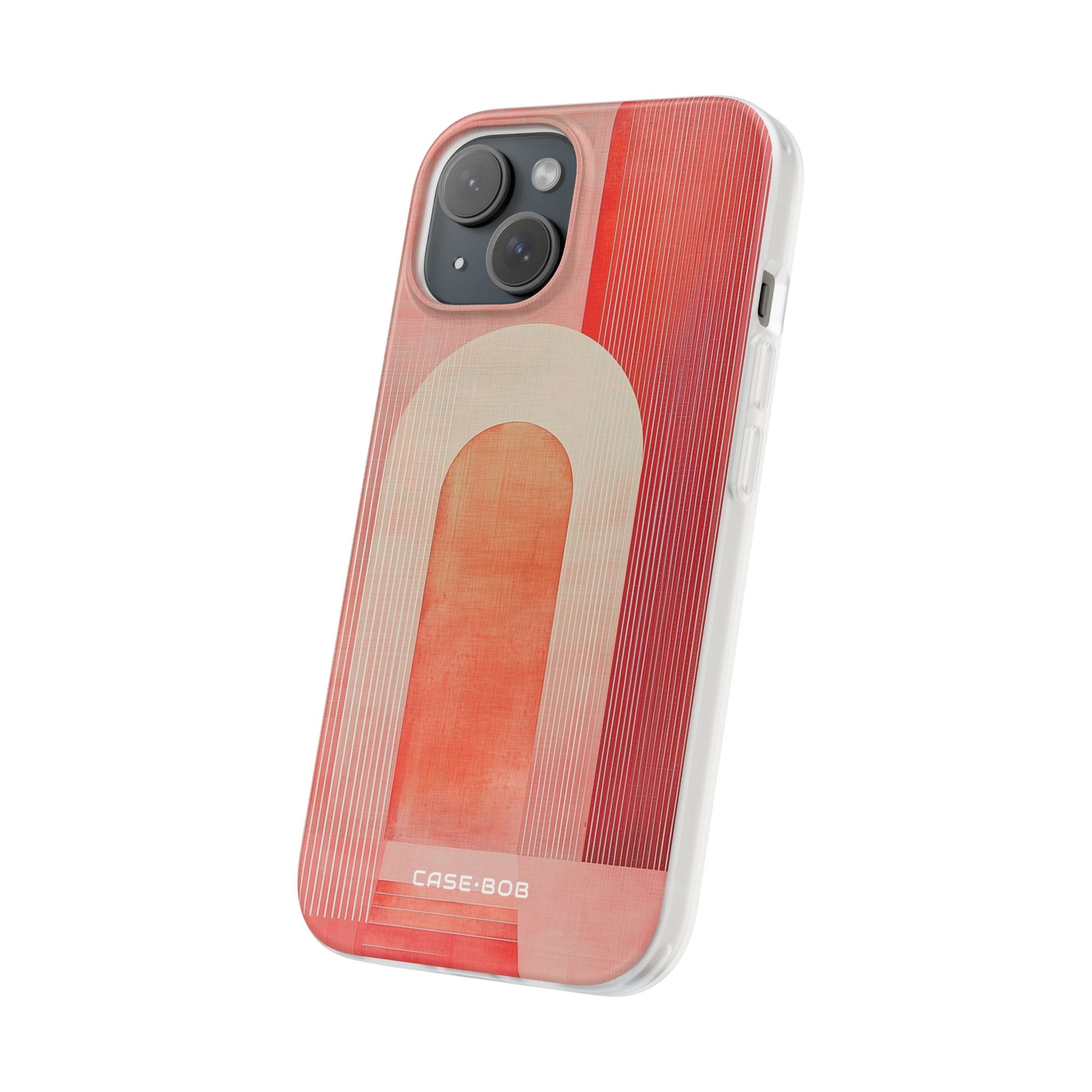 Crimson Arches iPhone 15 Case - Soft