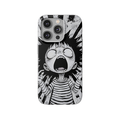 Screaming Stripes iPhone 14 Pro Case - Soft