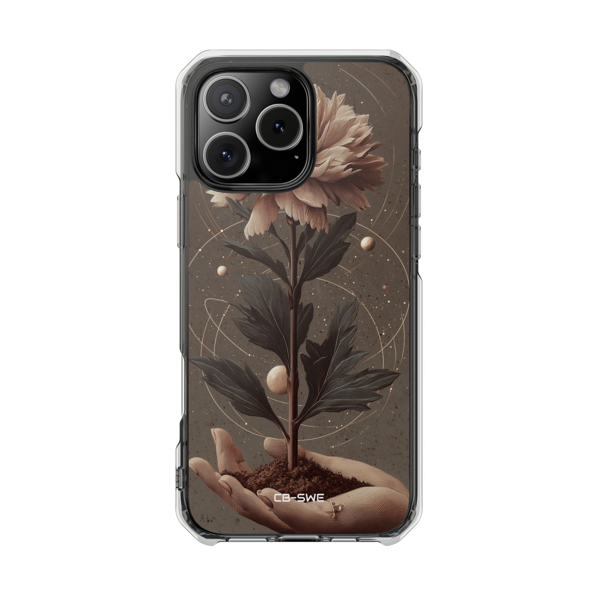 Celestial Flower Embrace iPhone Case - Impact