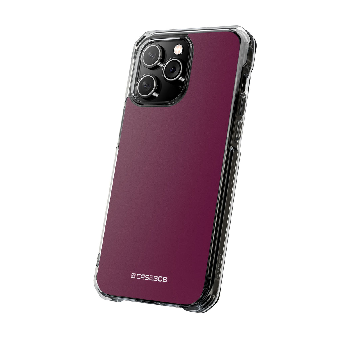 Tyrian Purple | Handyhülle für iPhone (Clear Impact Case – magnetisch) 