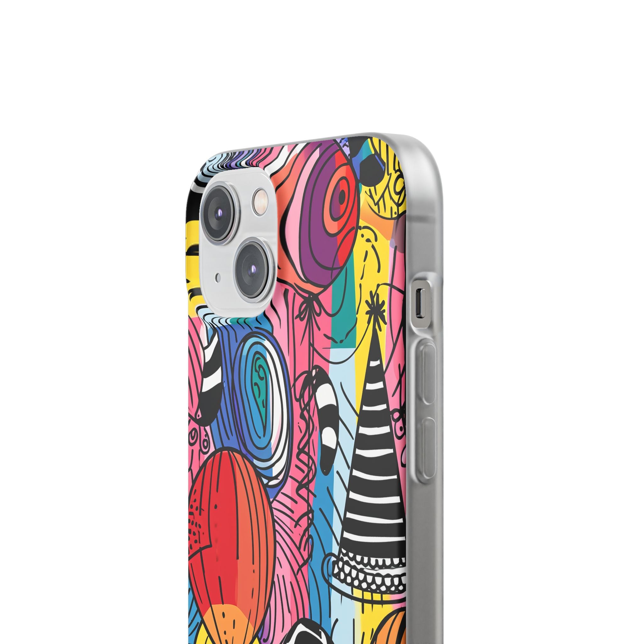 Vibrant Party Whimsy | Flexible Phone Case for iPhone