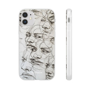 Ethereal Faces | Flexible Phone Case for iPhone