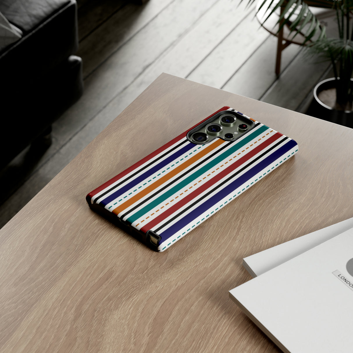 Modern Stripe Line - Protective Phone Case