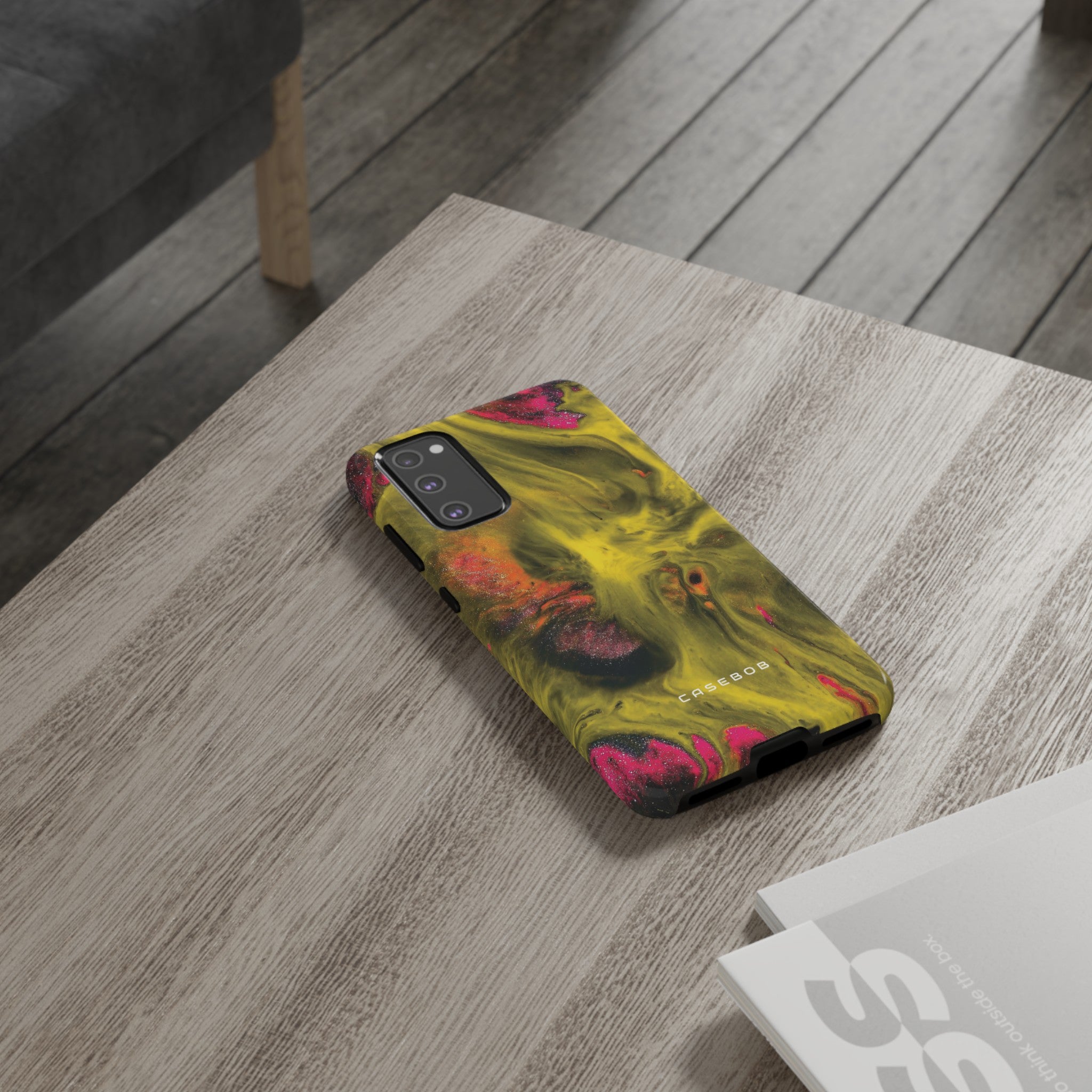 Yellow Ink Art - Protective Phone Case