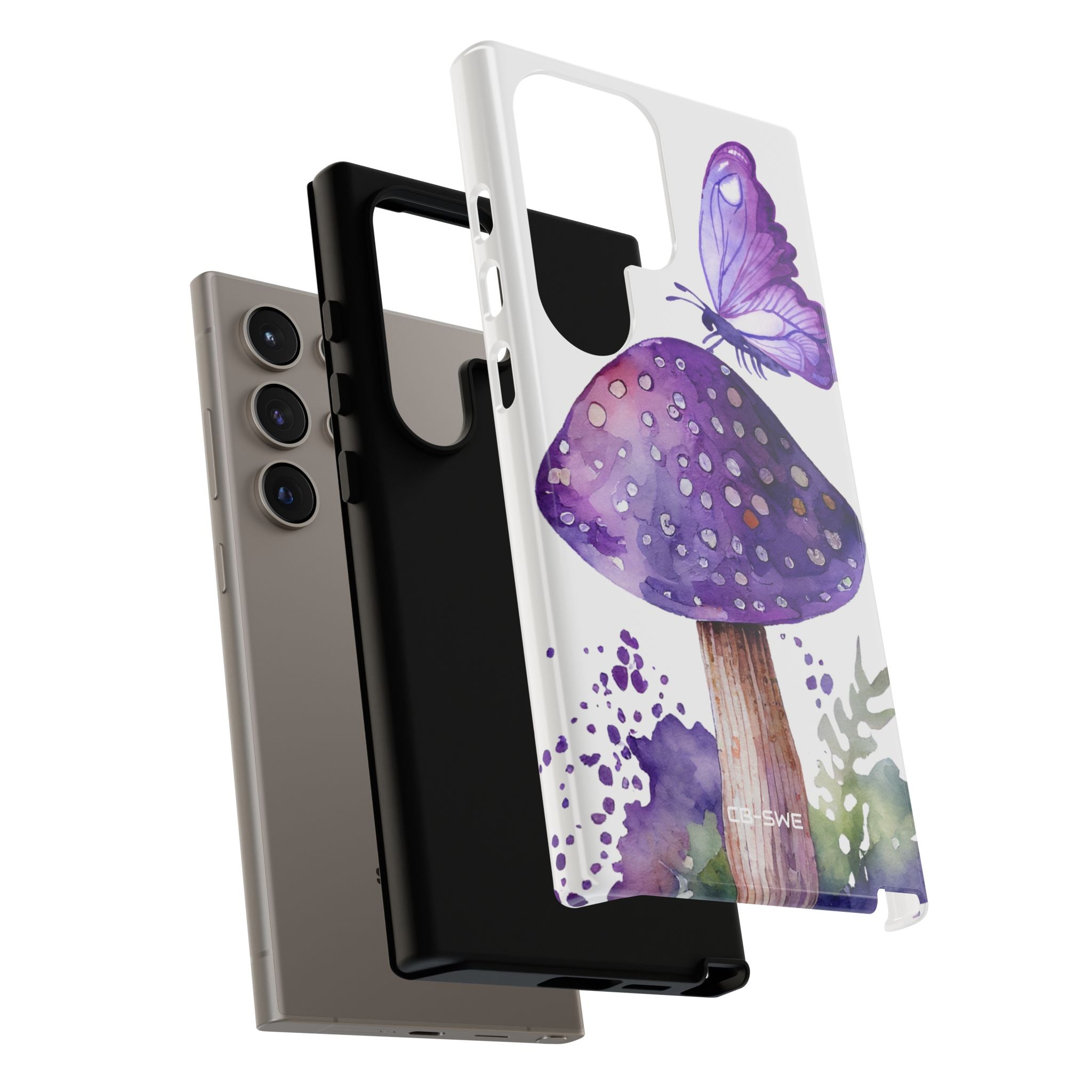 Whimsical Butterfly Perch - Samsung Case