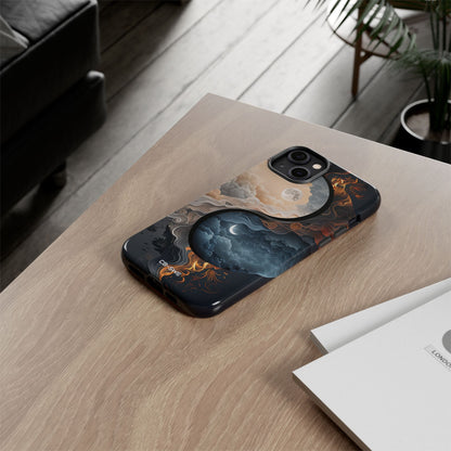 Moonlit Elemental Harmony - iPhone Case