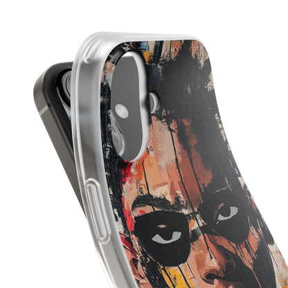 Masked Portrait Drips iPhone 16 Case - Soft
