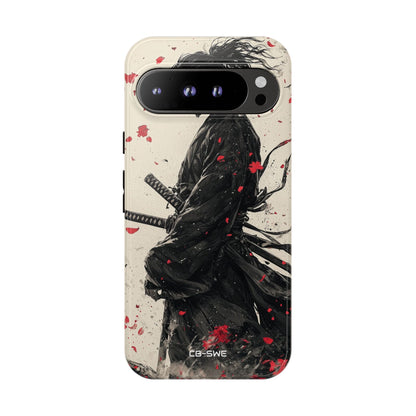 Falling Samurai Petals - Google Pixel Case