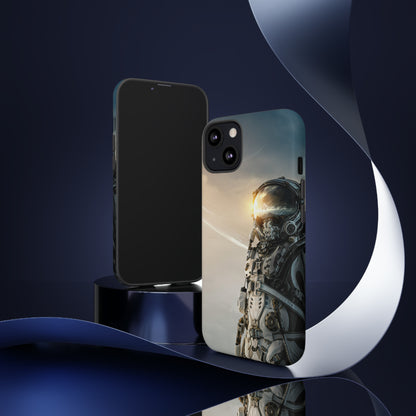 Astronaut on unexplored planet - Protective Phone Case