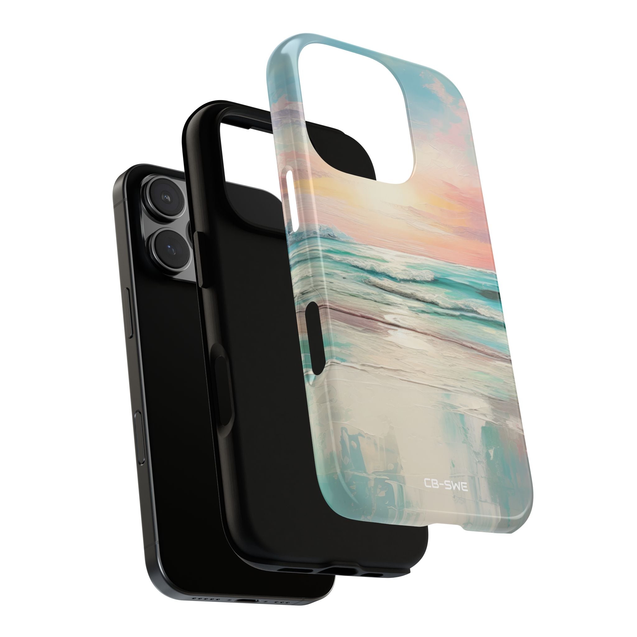 Waves Glistening Softly - iPhone Case