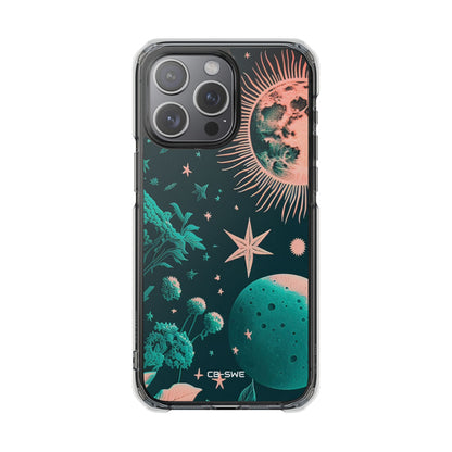 Celestial Botanical Night iPhone Case - Impact