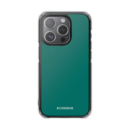 Pine Green - Clear Impact Case for iPhone