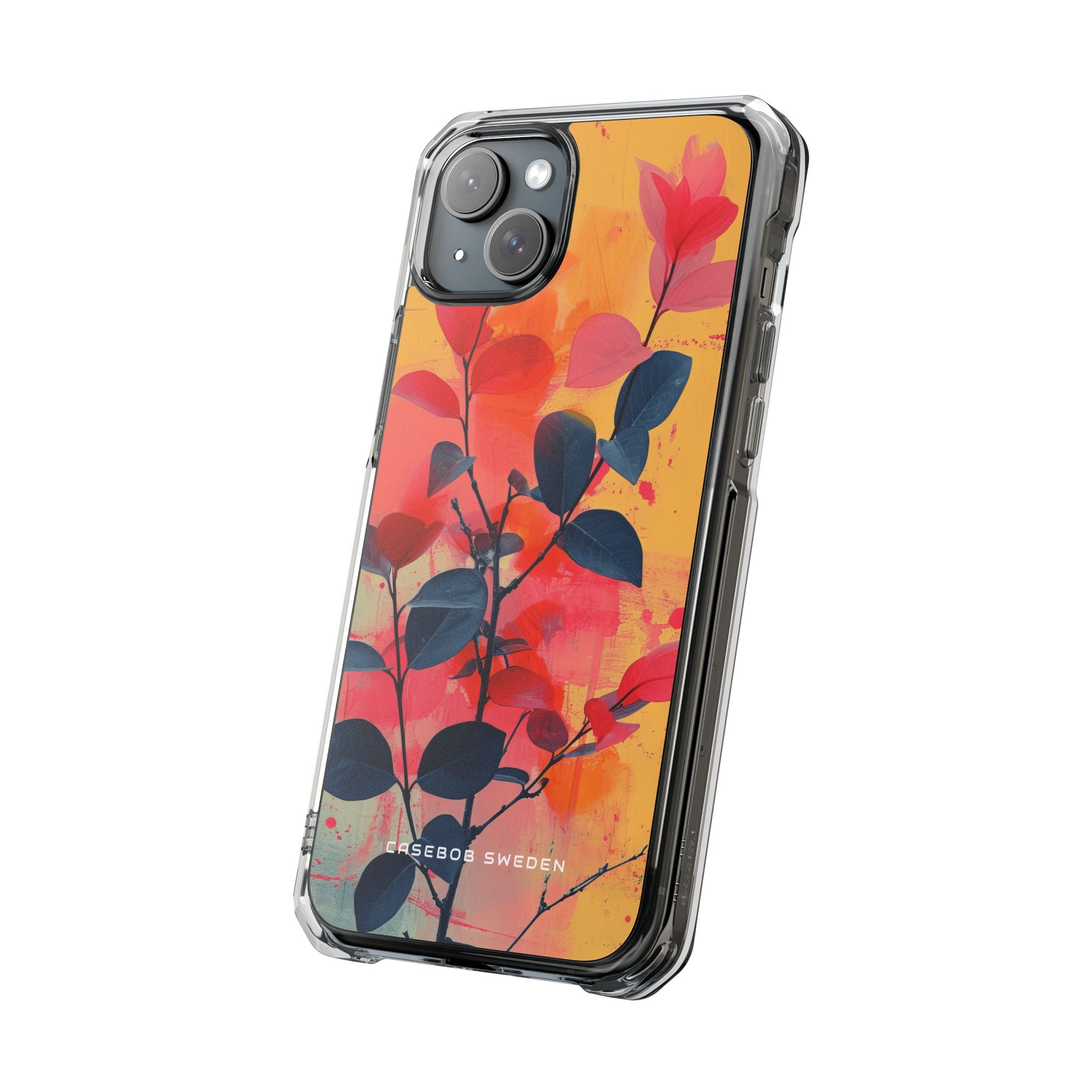 Vivid Floral Harmony iPhone 15 - Clear Impact Phone Case