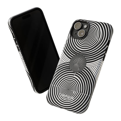 Spirale Monocromatica in Movimento iPhone 15 - Tough