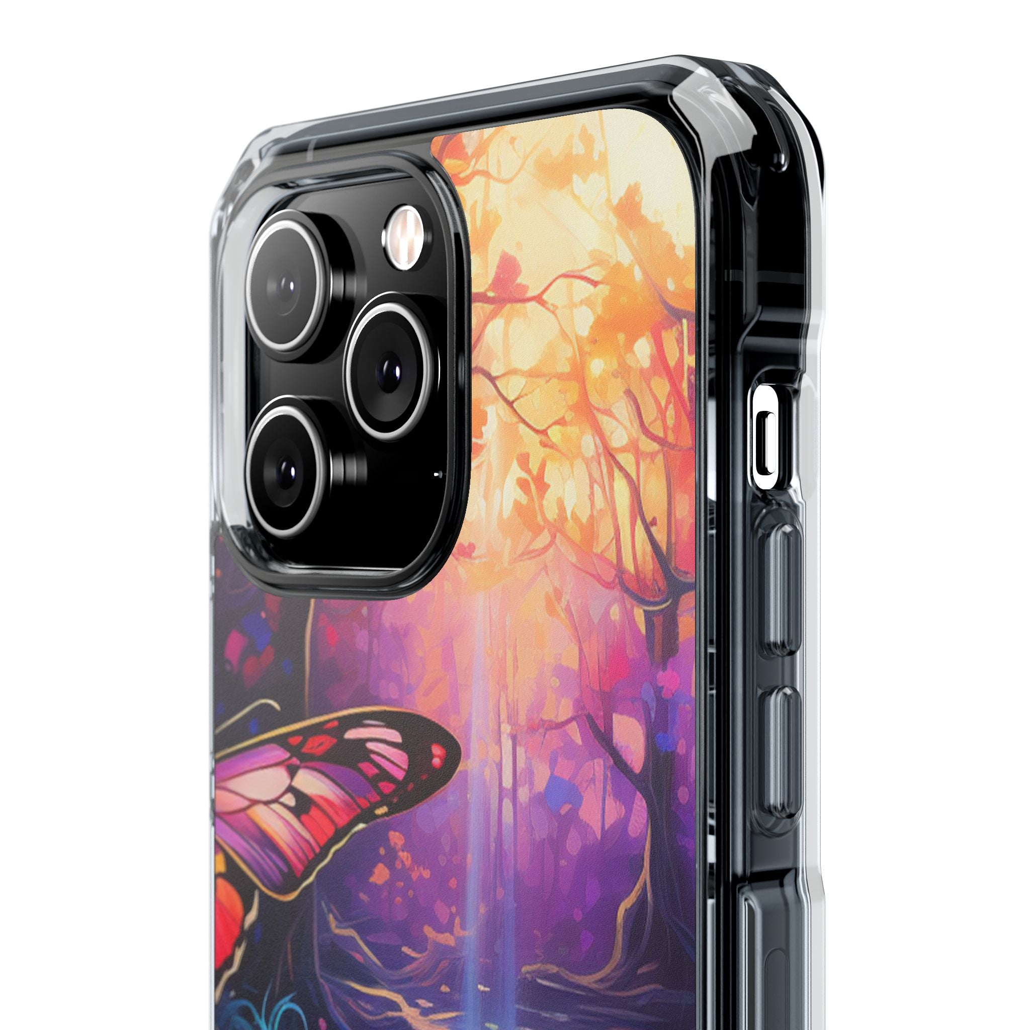 Enchanted Butterfly Forest iPhone Case - Impact