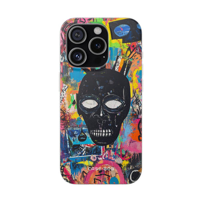 Skull Vortex iPhone 15 Pro Case - Soft