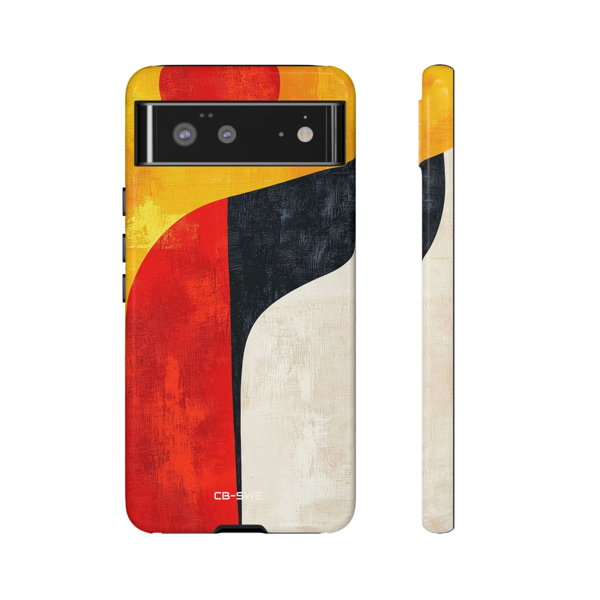 Vibrant Flowing Shapes - Google Pixel Case