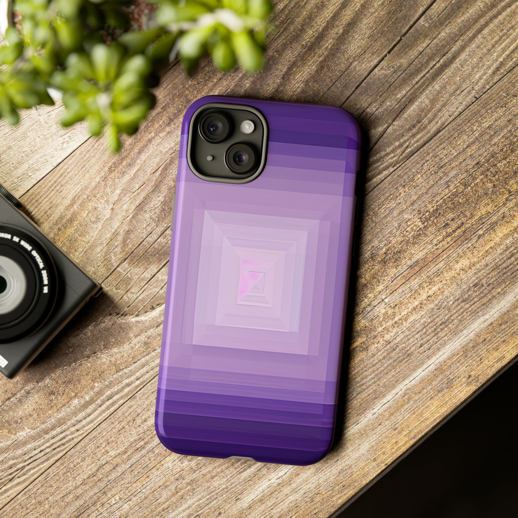 Purple Gradient Elegance - Protective Phone Case