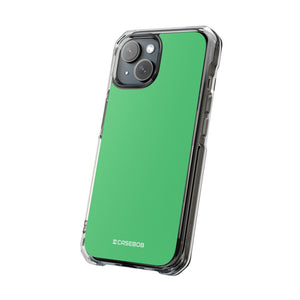 Emerald Green | Phone Case for iPhone (Clear Impact Case - Magnetic)