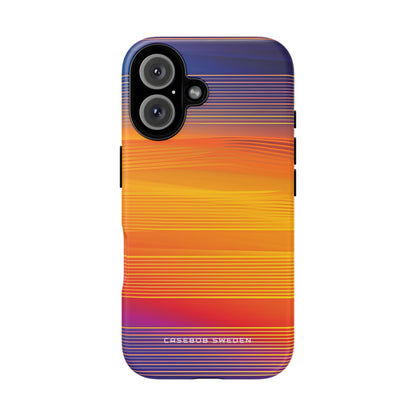 Gradient Sunset Flow iPhone 16 - Tough Phone Case