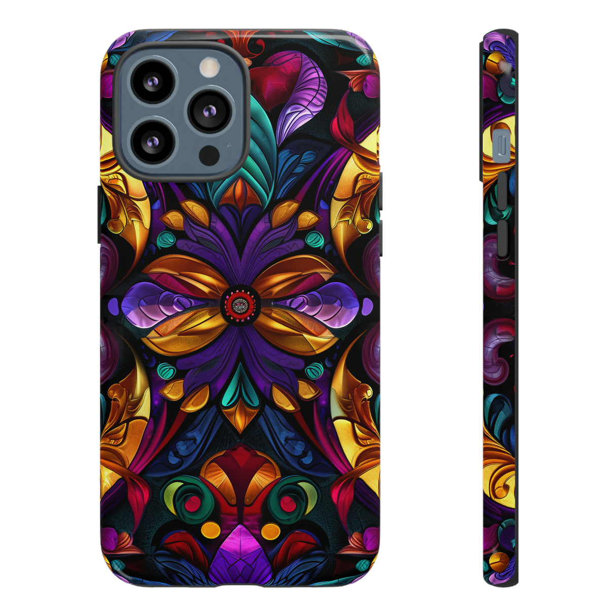 Gothic Stained Glass Majesty - Protective Phone Case