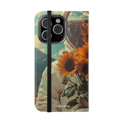 Sunflower Astronaut - iPhone 16 Pro Case - Wallet
