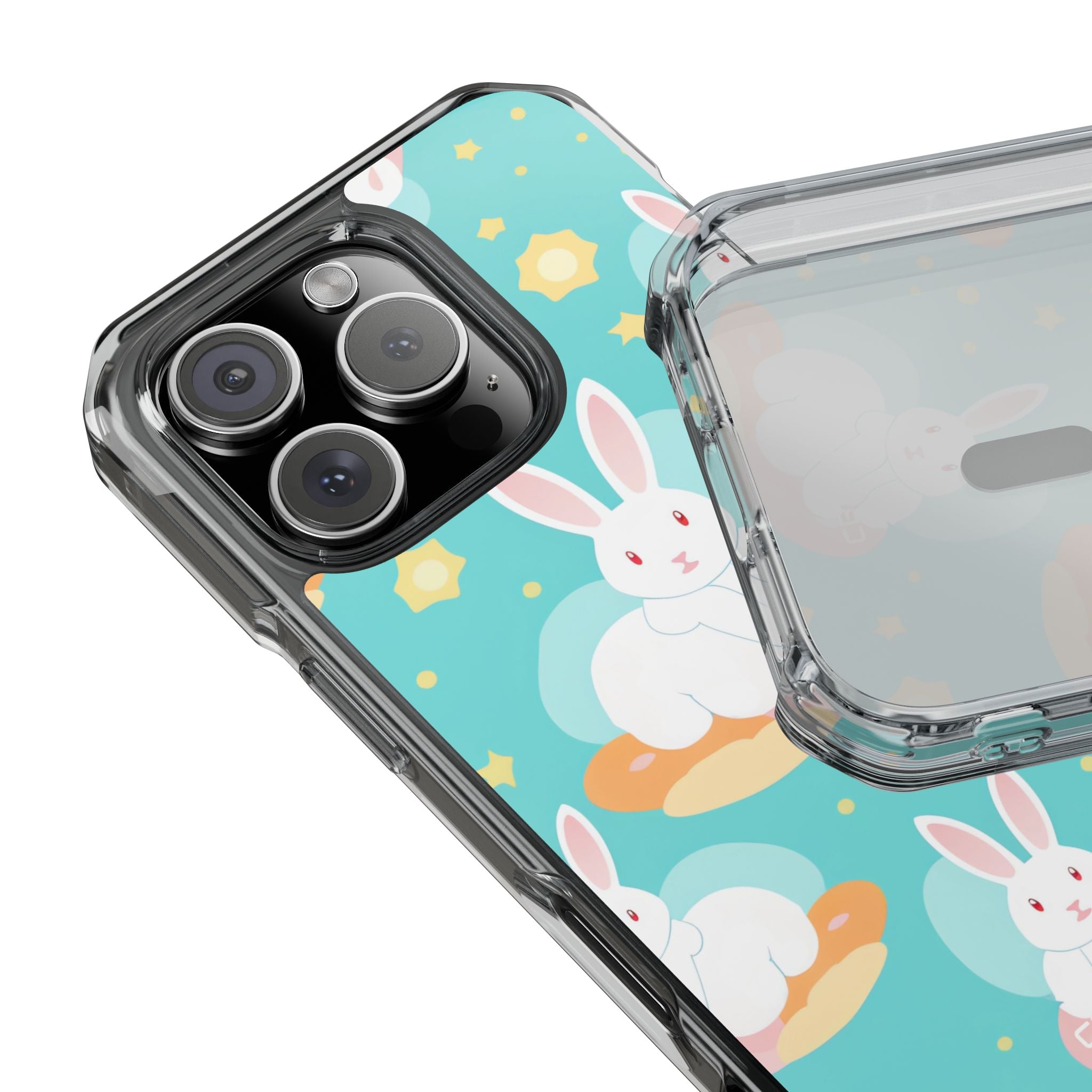 Bunnies Float Dreamily iPhone Case - Impact
