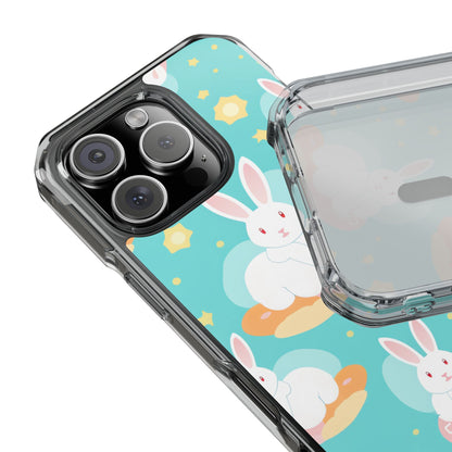 Bunnies Float Dreamily iPhone Case - Impact