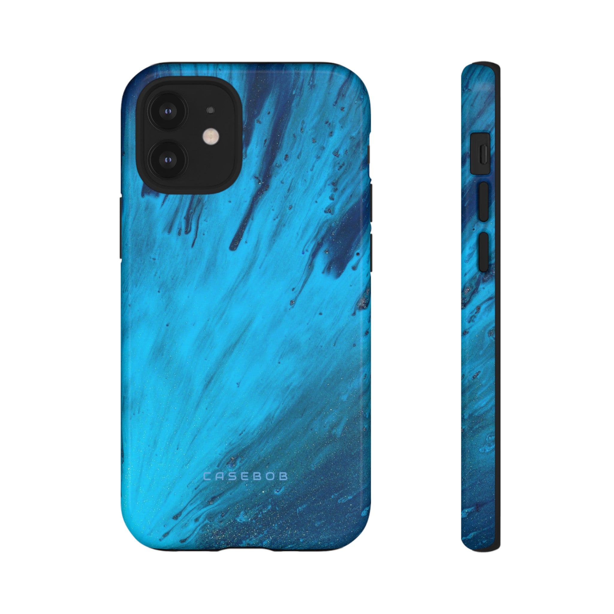 Light Blue Ink Art | Phone Case