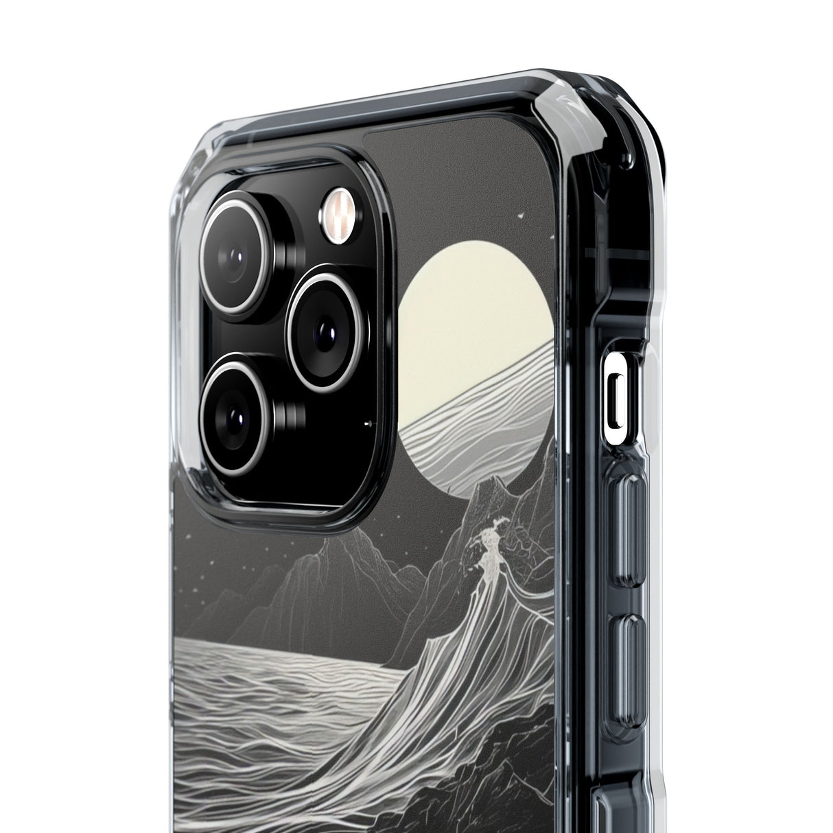 Moonlit Serenity - Phone Case for iPhone (Clear Impact - Magnetic)