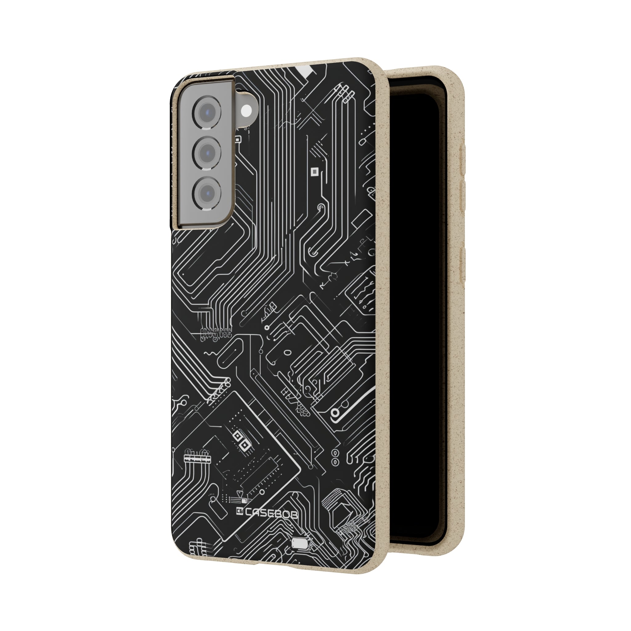 Cyber Circuitry Art | Biodegradable Phone Case