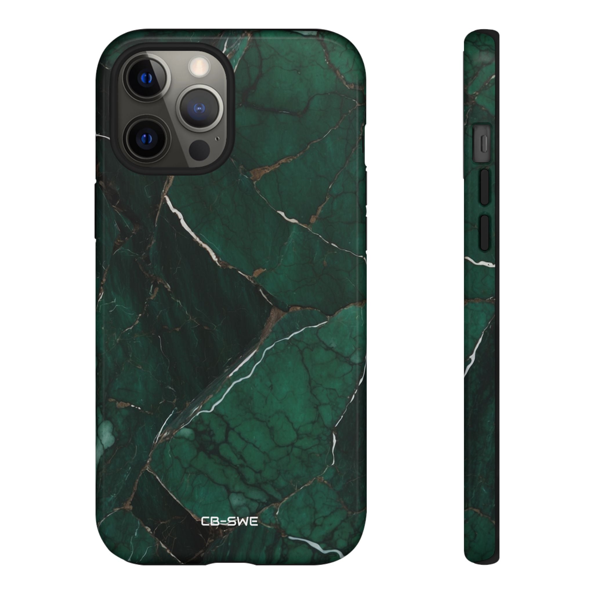 Emerald Veins Flow - iPhone Case