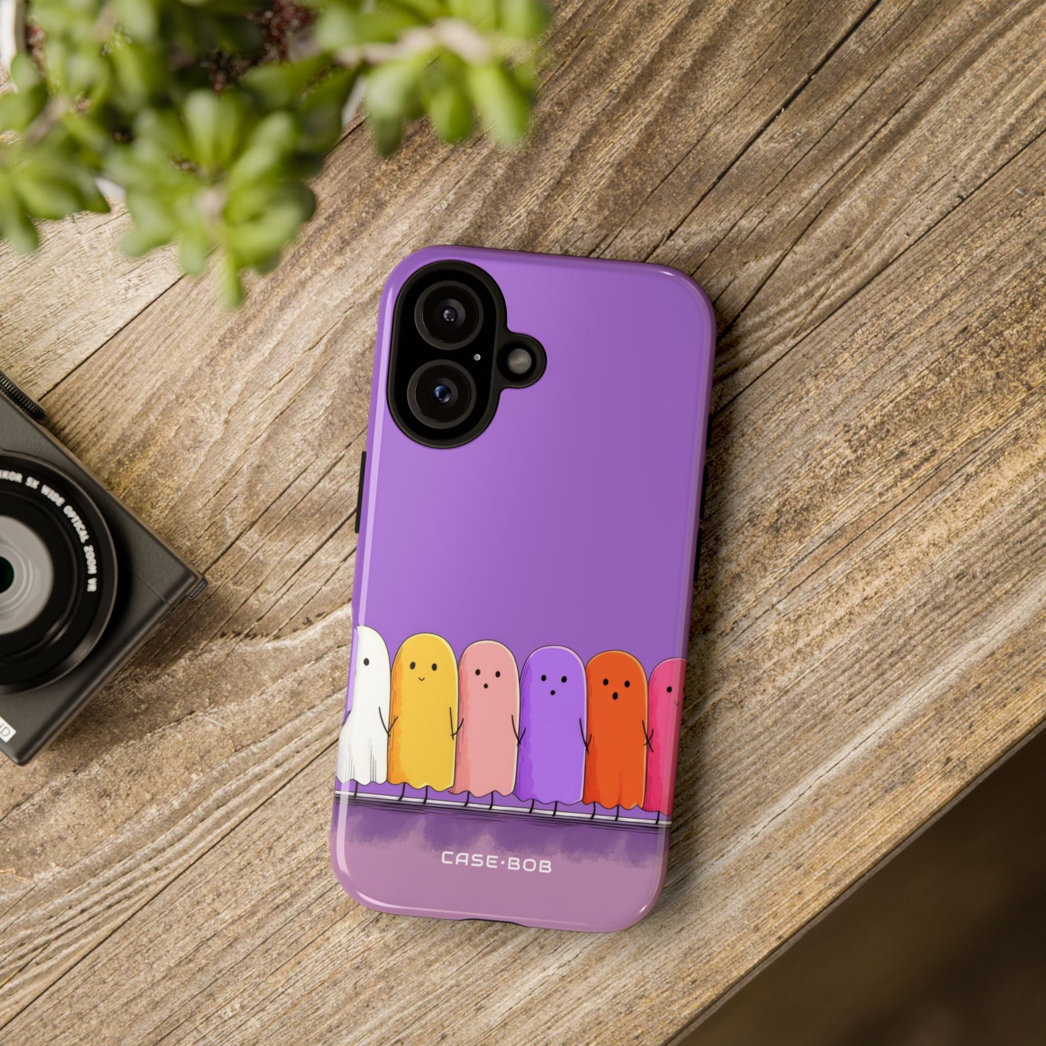 Colorful Ghosts iPhone 16 Pro Case - Tough