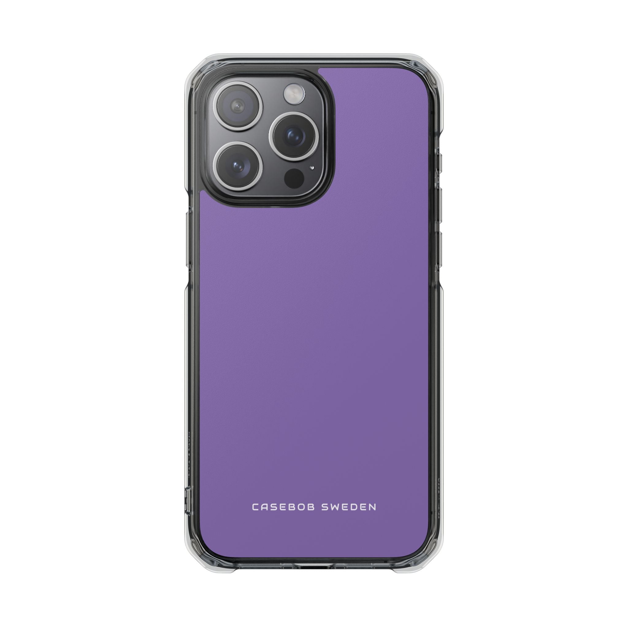 Medium Purple iPhone 15 - Clear Impact Phone Case