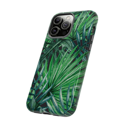 Watercolor Tropical Palm - Protective Phone Case