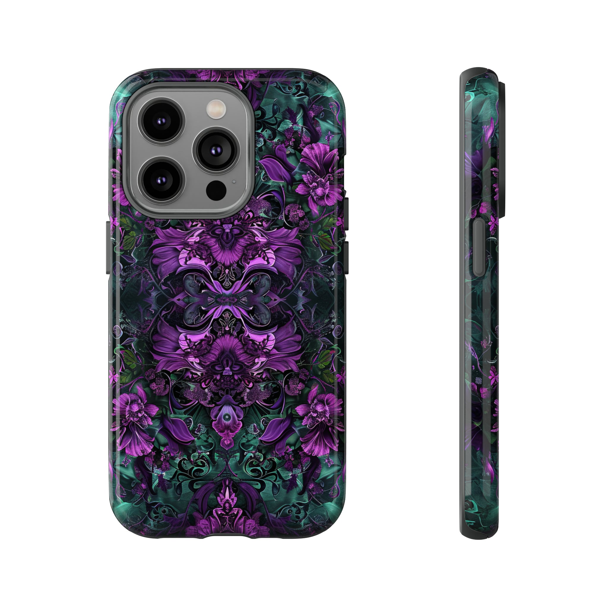 Baroque Floral Gothic - Protective Phone Case