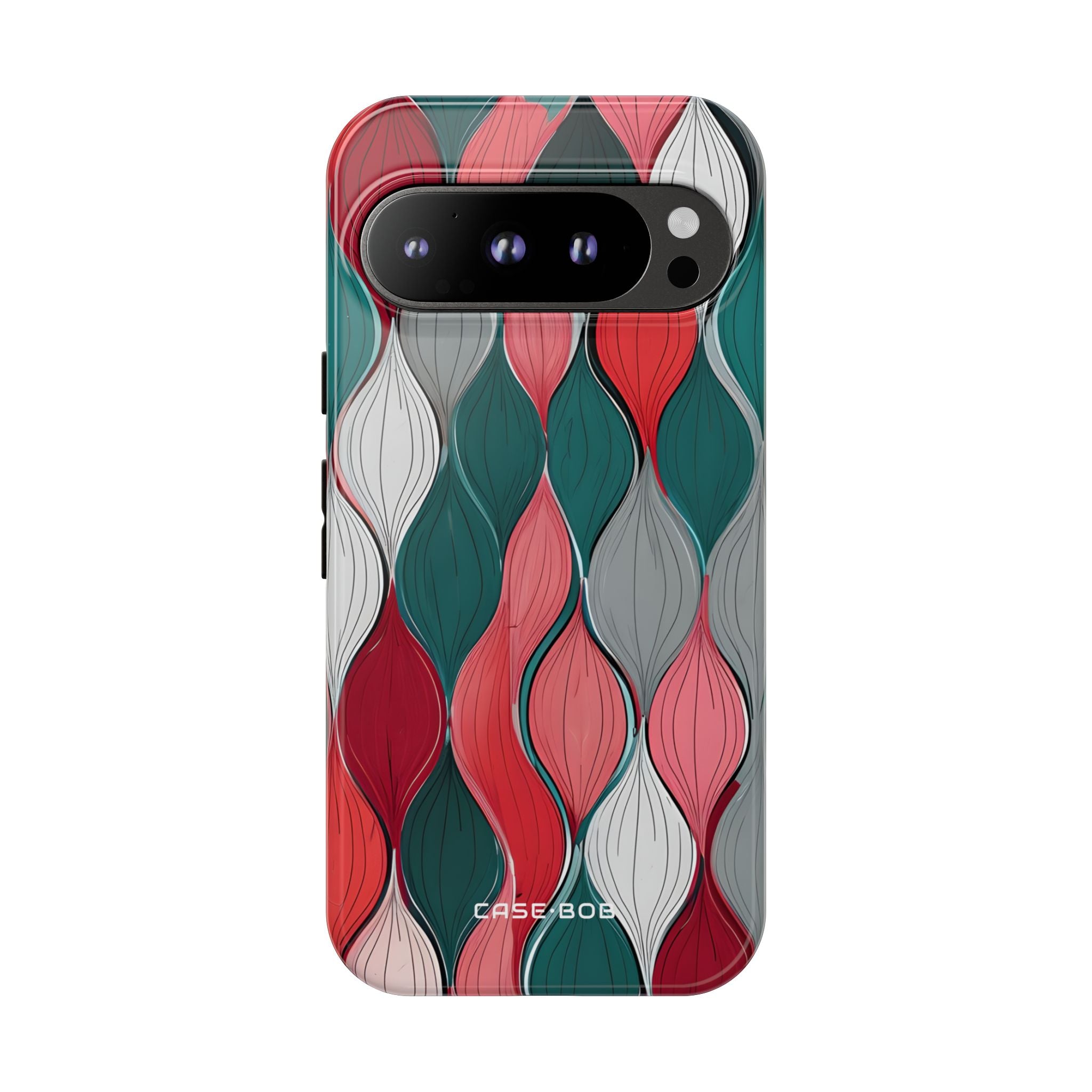 Leaf Cascade Teal Google Pixel 9 Pro Case - Tough
