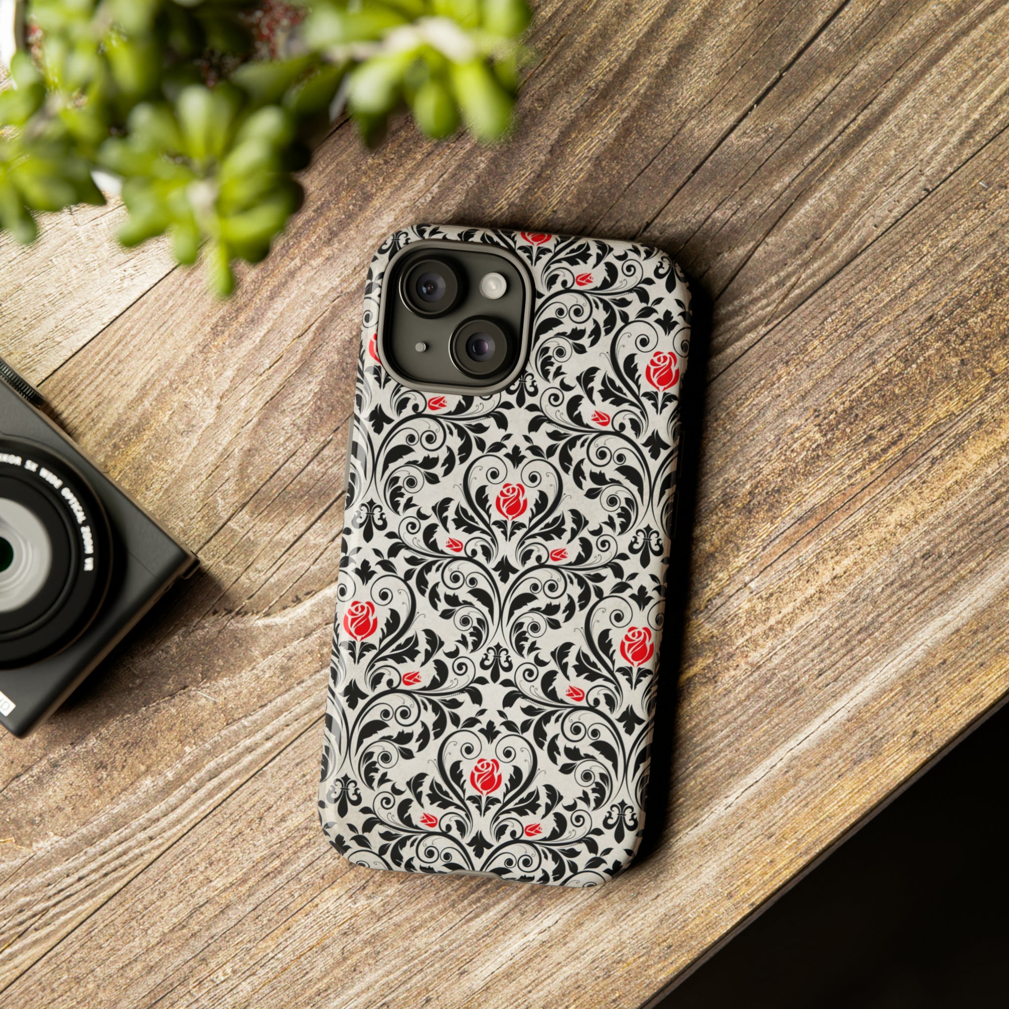 Centti Gothic Flower - Protective Phone Case