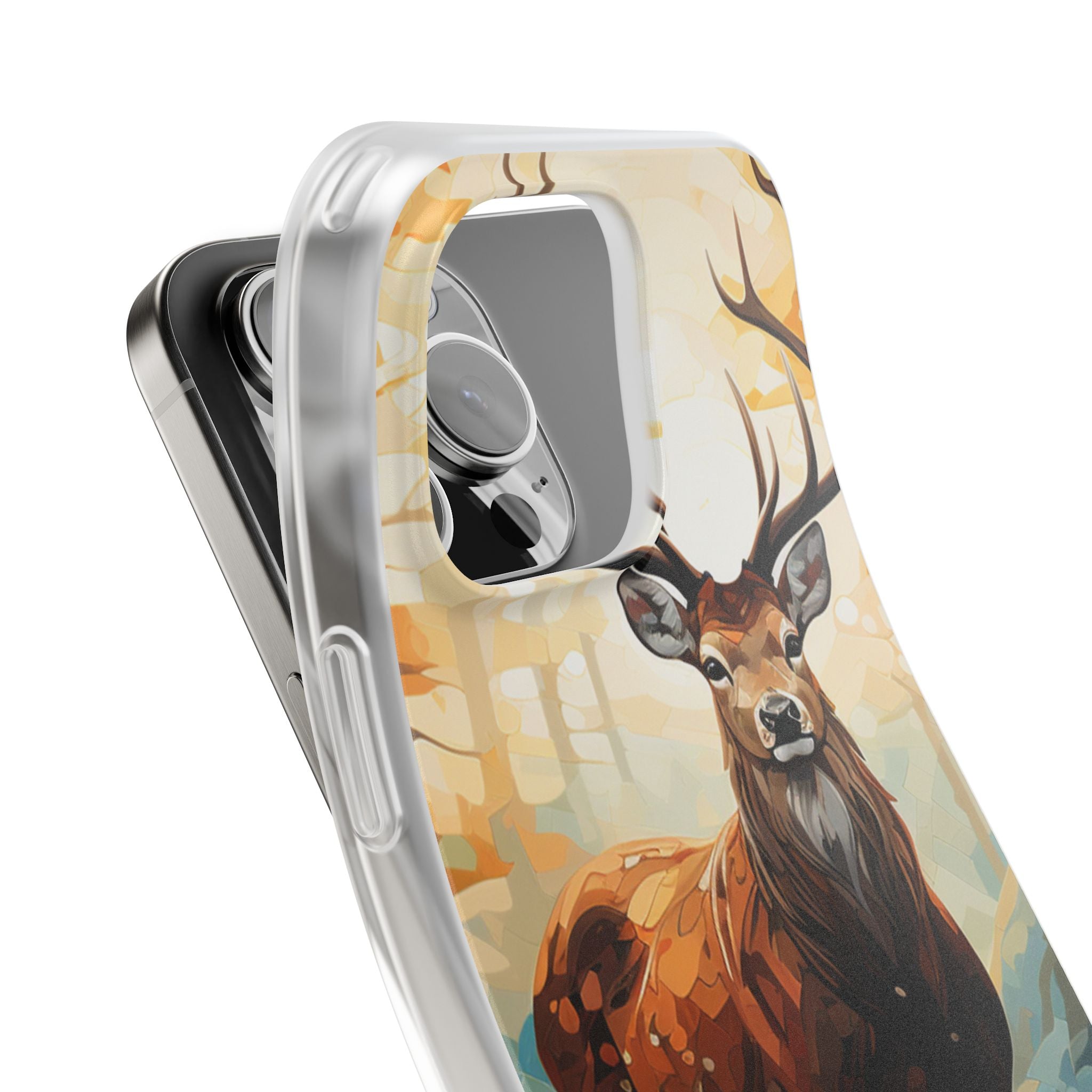 Glowing Stag iPhone 16 Pro Max Case - Soft