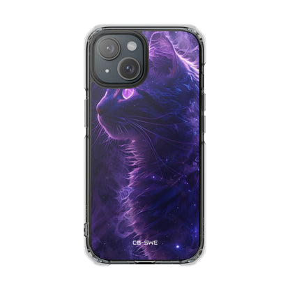 Mystical Starlit Cat iPhone Case - Impact